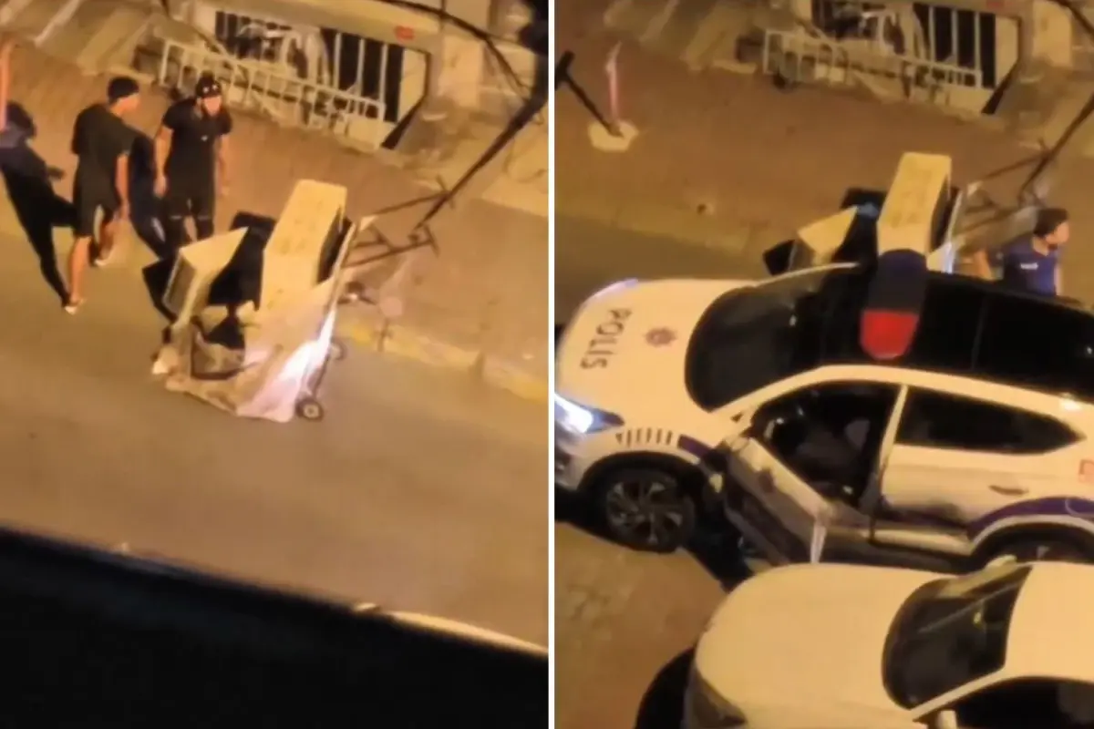 gece yarisi yaptiklari rezillige bakin neyse ki polisler sucustu yakaladi WZQiAwEJ