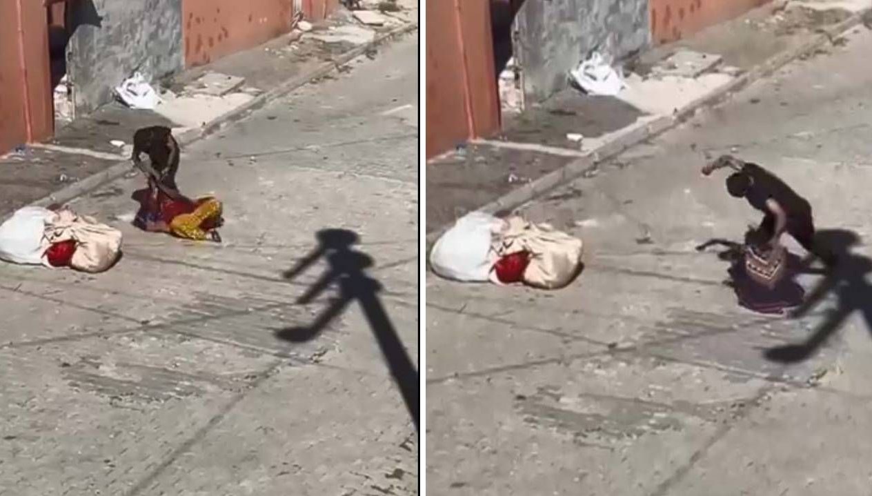 sokakta ortasinda kadina siddet GWkypAO6