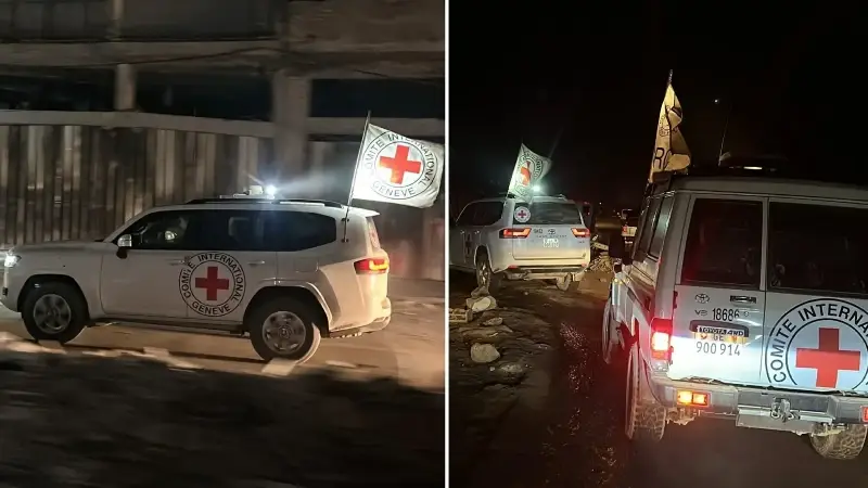 israil hamasin kizilhaca teslim ettigi 1 israilli esirin cesedini aldi 6F1IRGPb.webp