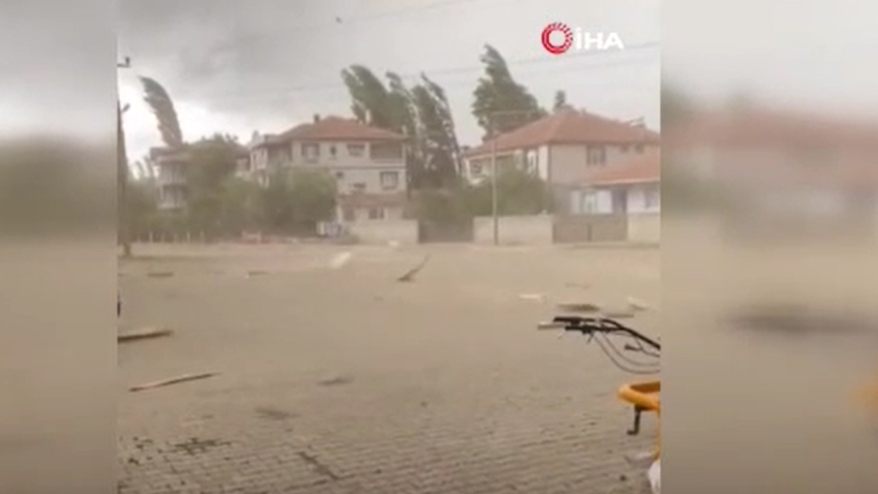 Tokat’ta fırtına ve sağanak hayatı felç etti Haber gorseli